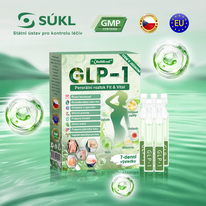 BuildLeafe® GLP-1 8-in-1 Fit & Vital Szájhigiéniai oldat Alkalmas elhízás, szív- és érrendszeri egészség, cukorbetegség, alvási apnoe, bélrendszeri egészség, ízületiproblémák és egyéb egészségügyi igények esetén
