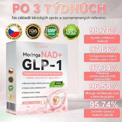 🔥Tooyes® GLP-1 tekuté perly s vysokou koncentrací - s obsahem NAD+, moringy a HCA (hubnutí, proti stárnutí, podpora střev a imunitního systému, rovnováha hladiny cukru v krvi, zdraví srdce a mozku)⚡