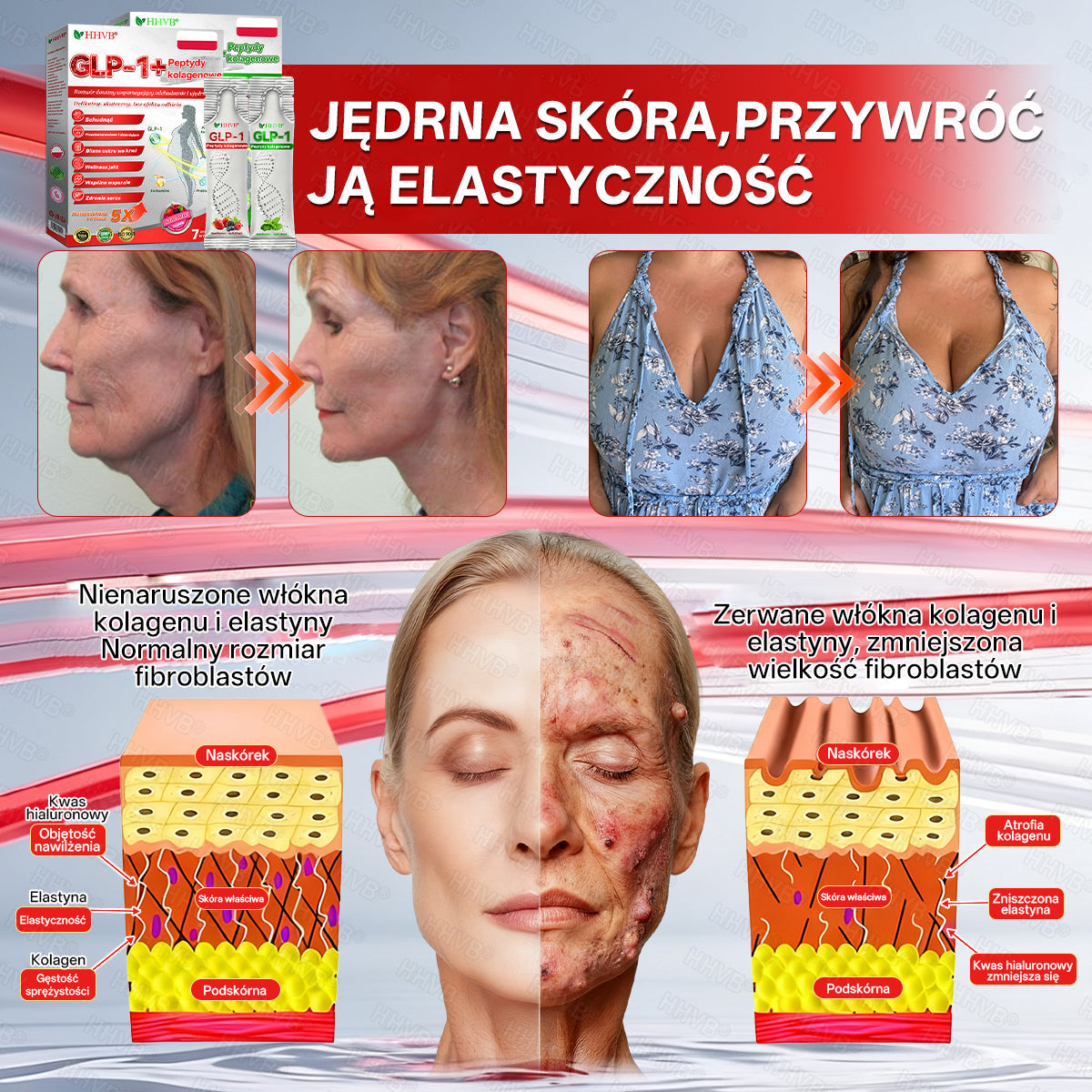 Oficjalny Sklep 𝐇𝐇𝐕𝐁®🌿 GLP-1 + Peptydy Kolagenowe – płyn doustny wspierający odchudzanie i ujędrnianie skóry 🔥 Wzbogacony o Matrixyl 3000, pomaga przy ✅ otyłości, poprawie jędrności skóry, wsparciu serca, cukrzycy, bezdechu sennym i problemach ze stawami.