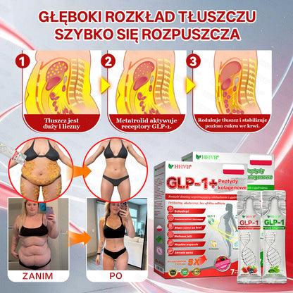 Oficjalny Sklep 𝐇𝐇𝐕𝐁®🌿 GLP-1 + Peptydy Kolagenowe – płyn doustny wspierający odchudzanie i ujędrnianie skóry 🔥 Wzbogacony o Matrixyl 3000, pomaga przy ✅ otyłości, poprawie jędrności skóry, wsparciu serca, cukrzycy, bezdechu sennym i problemach ze stawami.