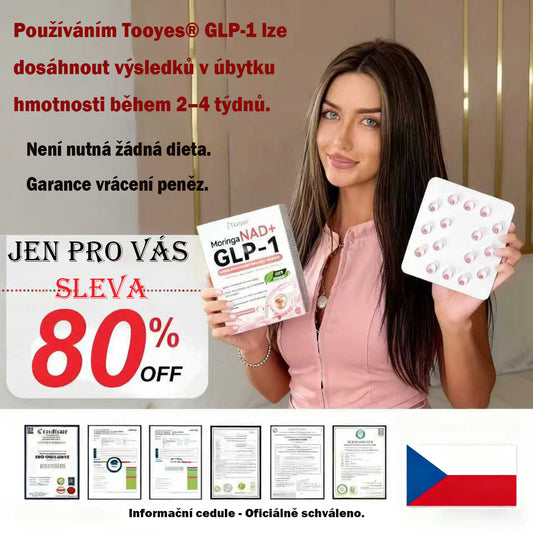 🔥Tooyes® GLP-1 tekuté perly s vysokou koncentrací - s obsahem NAD+, moringy a HCA (hubnutí, proti stárnutí, podpora střev a imunitního systému, rovnováha hladiny cukru v krvi, zdraví srdce a mozku)⚡
